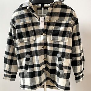 NWT American Eagle Lined Flannel Sweater